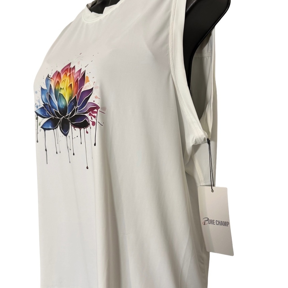 Lotus Drip Graphic Tank Top - Picture 5 of 5